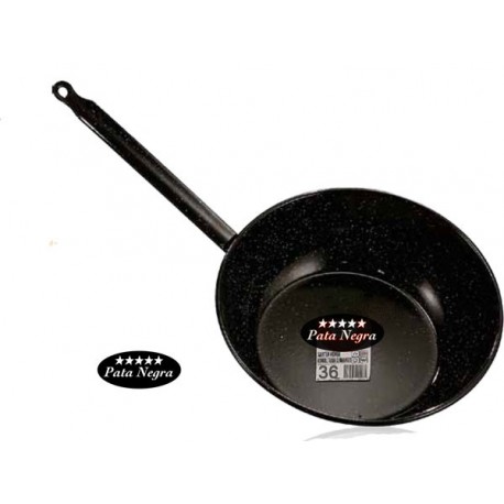 Poêle creuse émaillée 36cm - Pata Negra