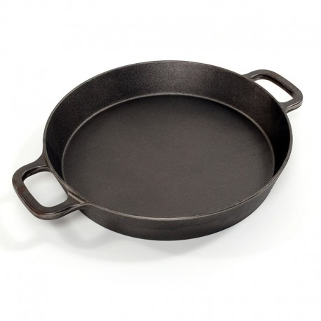 Poêle géante 50cm en fonte avec 2 poignées