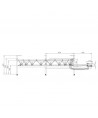 Brûleur Propane 1200 mm pour brasserie - 97 Kw