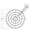 Brûleur Propane 1200 mm pour brasserie - 97 Kw