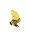 Robinet d’arrêt 1/4 de tour, filetage 20x150 Gurtner NF