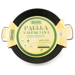 Poêle à paella en inox anti-adhésif 32cm- Spécial induction