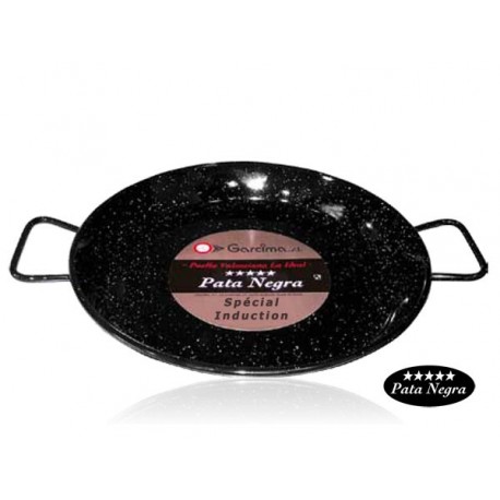 Plat à Paella émaillé 42cm - Spécial induction
