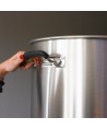 Cuve brassage inox 60 litres avec thermomètre, vanne, fond filtrant