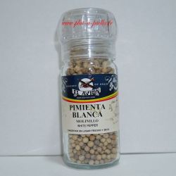Moulin Poivre blanc en grain 60g