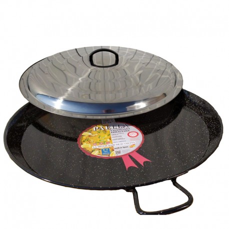 Plat à Paella émaillé 80cm