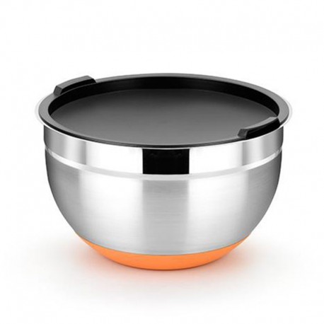 Bol en inox avec couvercle 1.6litres