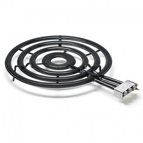 Bruleur gaz de ville surpuissant 90cm haut de gamme avec thermocouple +veilleuse + trépied - 38kW
