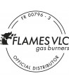 Bruleur gaz de ville surpuissant 70cm haut de gamme avec thermocouple + veilleuse - 28.74kW
