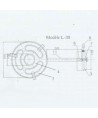 Réchaud Garcima surpuissant au gaz de ville 30cm avec thermocouple - 9.67kW
