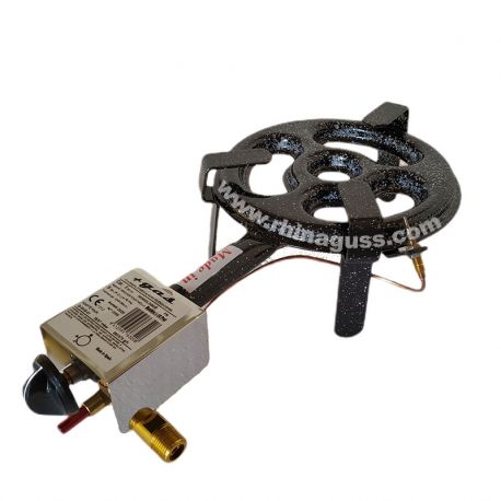 Bruleur surpuissant à gaz 200mm avec thermocouple