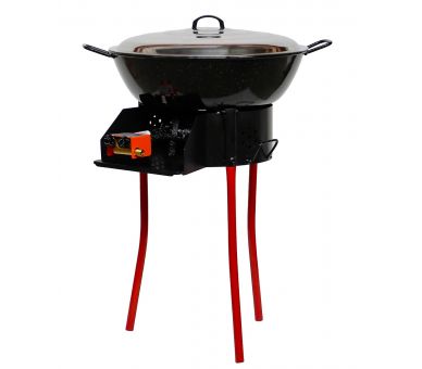 Kit fondue à gaz + pare-flamme - 8 litres