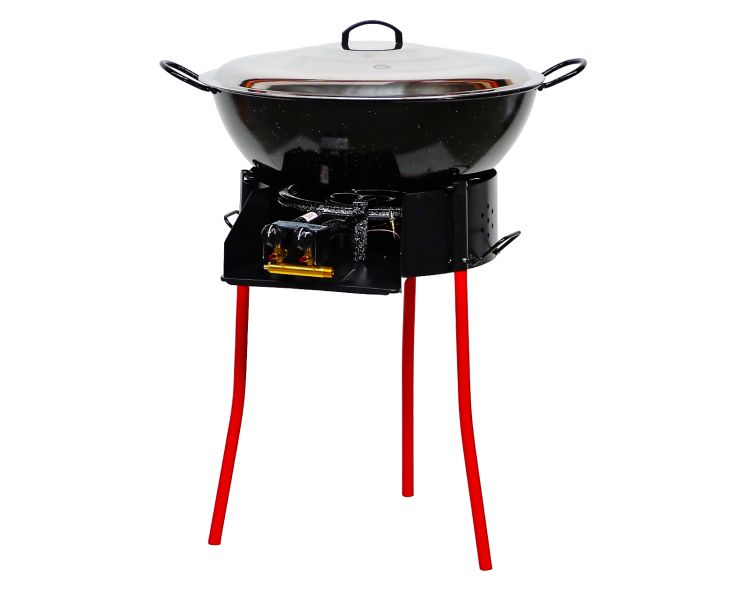 Kit fondue à gaz + pare-flamme - 8 litres