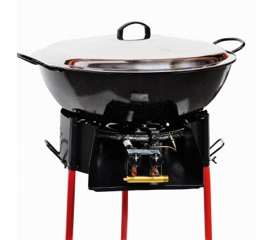 Kit fondue à gaz + pare-flamme - 8 litres