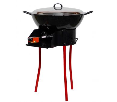 Kit fondue à gaz + pare-flamme - 8 litres