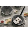 Sauteuse 28cm emaillée pour friture avec panier inox